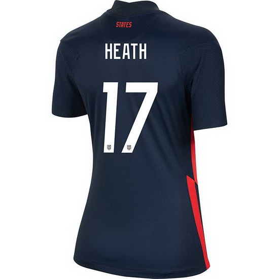 USA Away Tobin Heath 2020/21 Women's Stadium Soccer Jersey - Click Image to Close