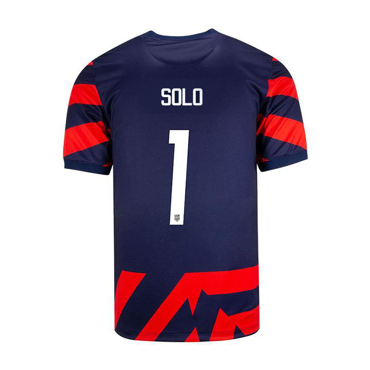USA Navy/Red Hope Solo 21/22 Youth Stadium Soccer Jersey