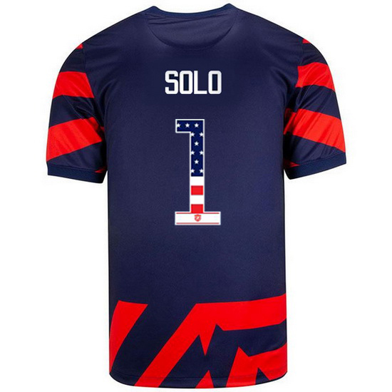 Away Hope Solo 2021 Men's Stadium Jersey Independence Day