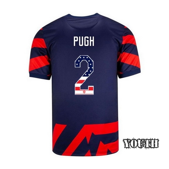 Away Mallory Pugh 2021/2022 Youth Stadium Jersey Independence Day