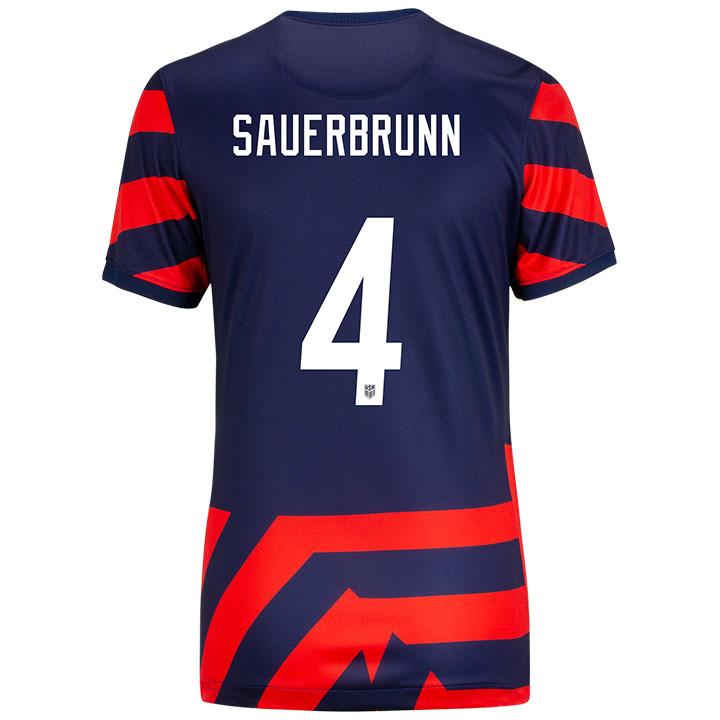 USA Away Becky Sauerbrunn 2021/2022 Women's Stadium Soccer Jersey