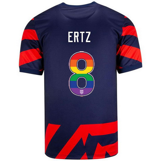 Navy/Red Julie Ertz 21/22 Men's Stadium Rainbow Number Jersey