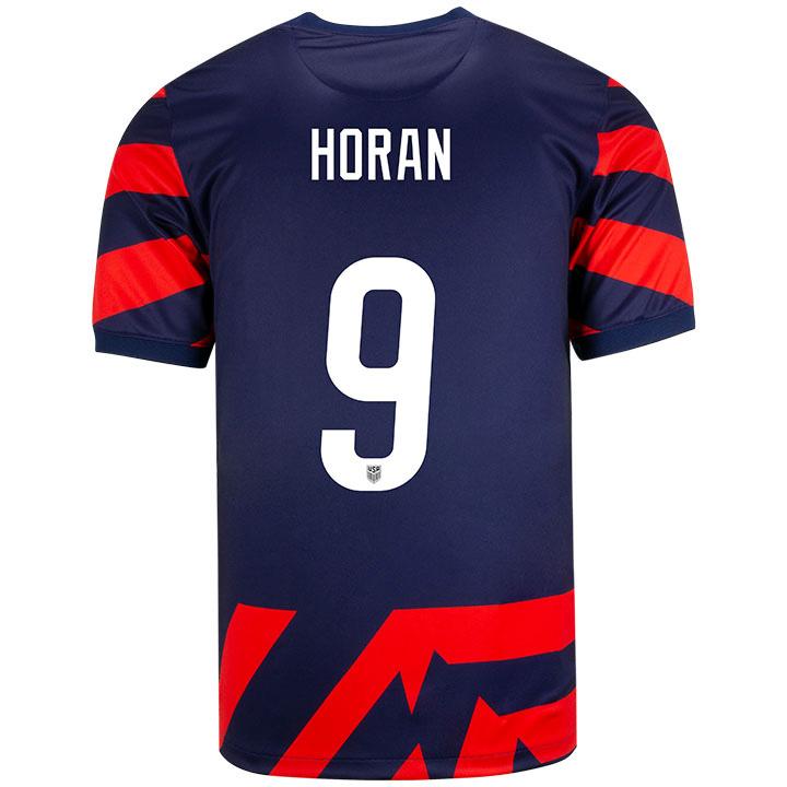 USA Navy/Red Lindsey Horan 2021/22 Men's Stadium Soccer Jersey