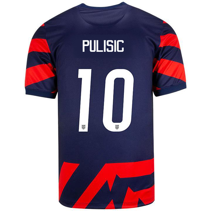 USA Navy/Red Christian Pulisic 2021/22 Men's Stadium Soccer Jersey
