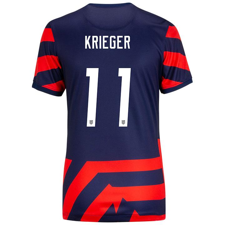 USA Away Ali Krieger 2021/2022 Women's Stadium Soccer Jersey - Click Image to Close