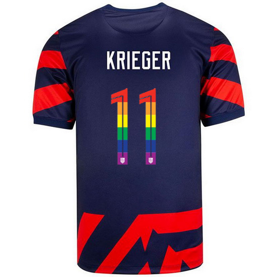 USA Away Ali Krieger 2021/2022 Men's Stadium PRIDE Jersey - Click Image to Close