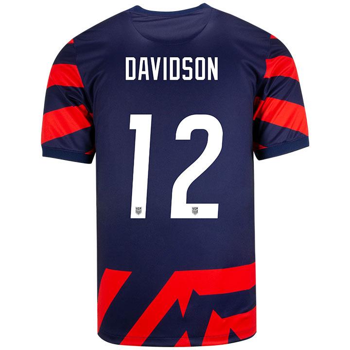 USA Navy/Red Tierna Davidson 2021/22 Men's Stadium Soccer Jersey