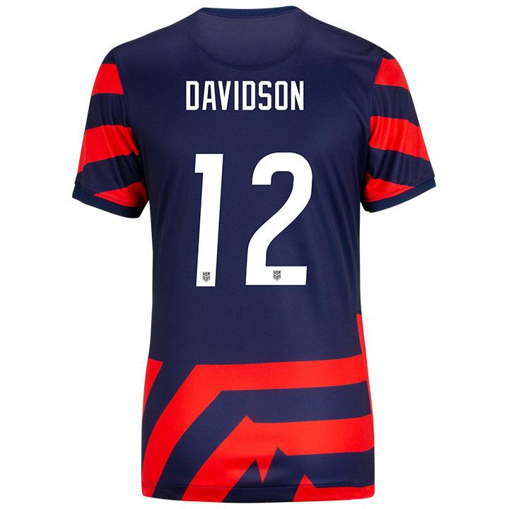 USA Away Tierna Davidson 2021/2022 Women's Stadium Soccer Jersey