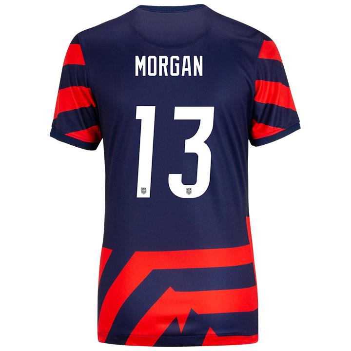 USA Away Alex Morgan 2021/2022 Women's Stadium Soccer Jersey - Click Image to Close