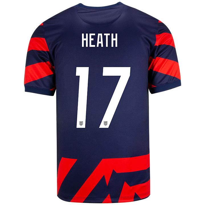 USA Navy/Red Tobin Heath 2021/22 Men's Stadium Soccer Jersey