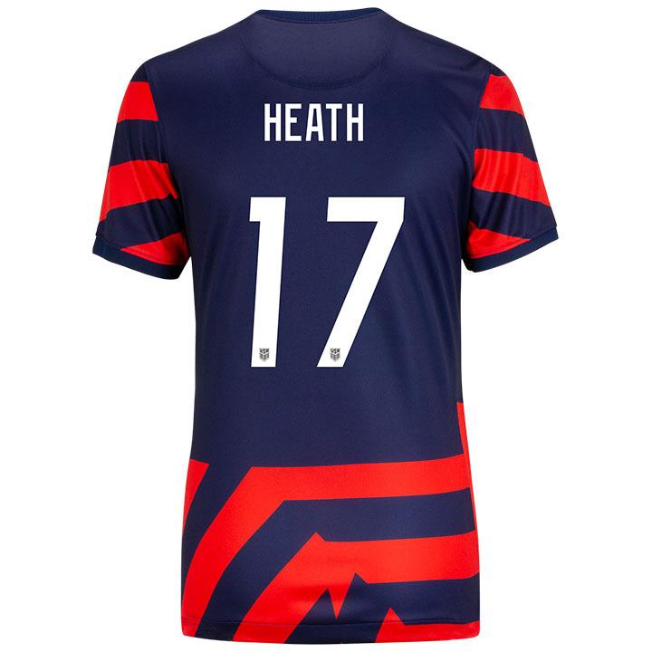 USA Away Tobin Heath 2021/2022 Women's Stadium Soccer Jersey