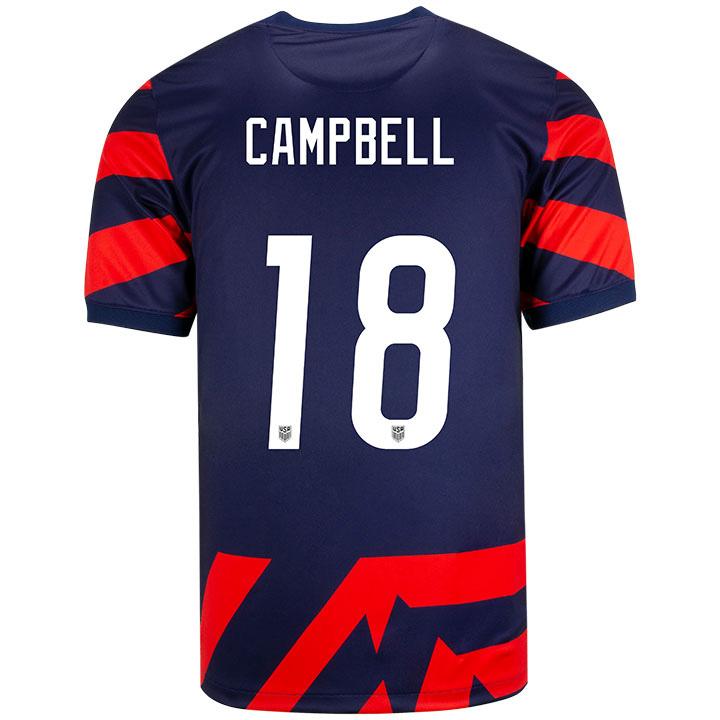 USA Navy/Red Jane Campbell 2021/22 Men's Stadium Soccer Jersey - Click Image to Close