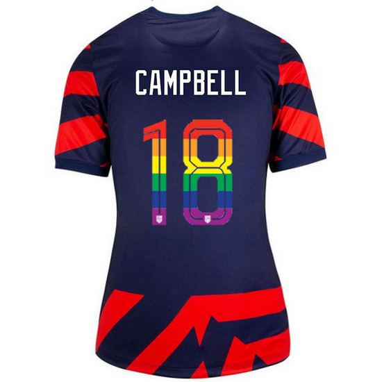 USA Navy/Red Jane Campbell 21/22 Women's Stadium PRIDE Jersey - Click Image to Close