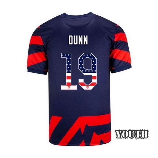 Away Crystal Dunn 2021/2022 Youth Stadium Jersey Independence Day