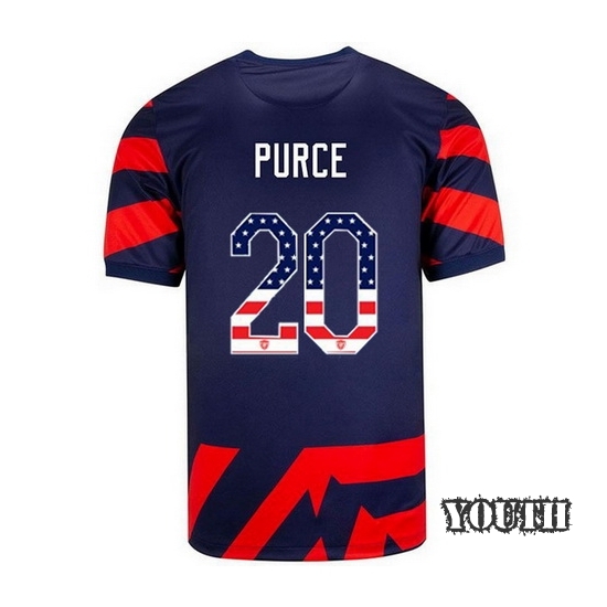 Away Margaret Purce 2021/2022 Youth Stadium Jersey Independence Day