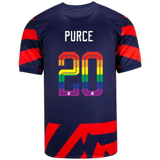 USA Away Margaret Purce 2021/2022 Men's Stadium PRIDE Jersey