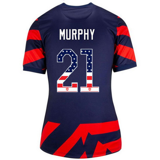 Navy/Red Casey Murphy 2021/22 Women's Stadium Jersey Independence Day