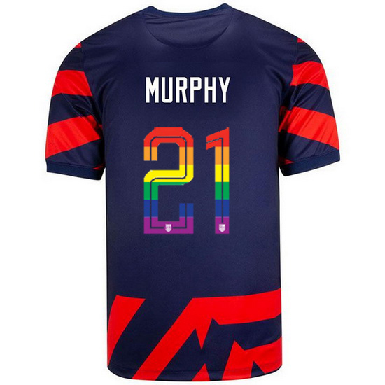 USA Away Casey Murphy 2021/2022 Men's Stadium PRIDE Jersey