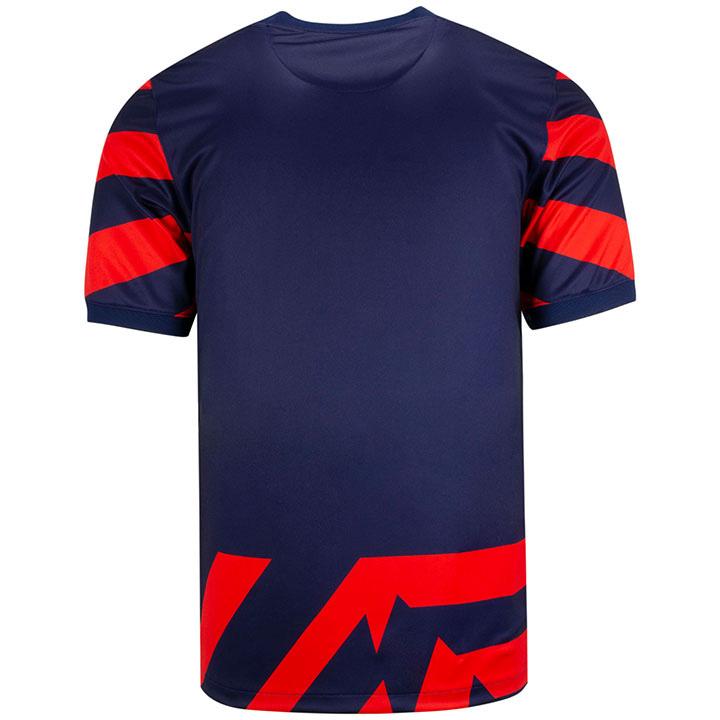 USA Navy/Red Blank 2021/22 Men's Stadium Soccer Jersey - Click Image to Close