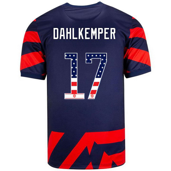 Away #17 Abby Dahlkemper 2021 Men's Jersey Independence Day