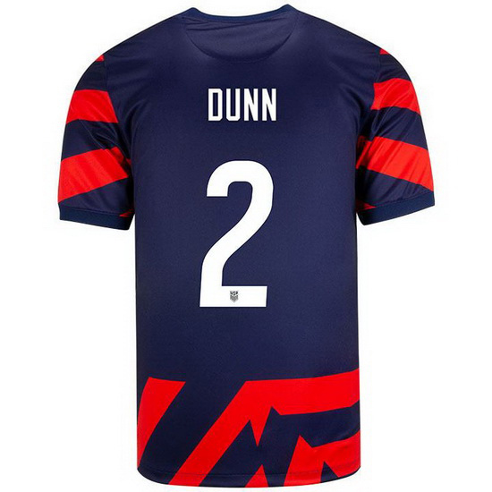 USA Navy/Red #2 Crystal Dunn 2021/22 Men's Soccer Jersey