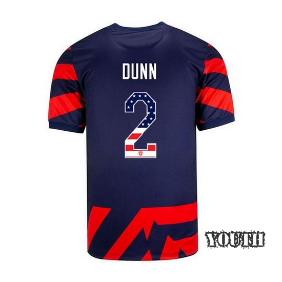 Away #2 Crystal Dunn 2021/2022 Youth Jersey Independence Day