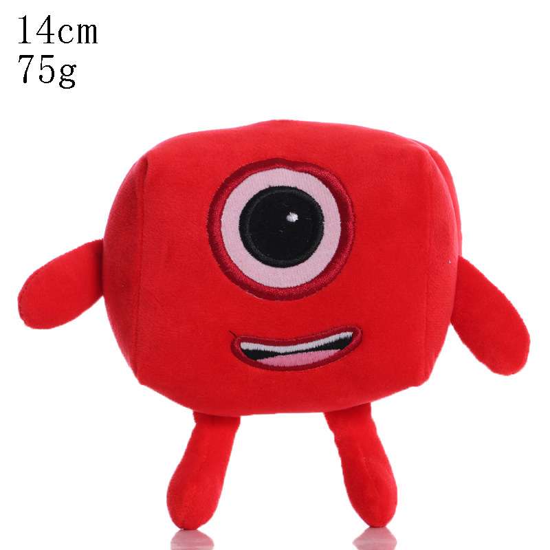 Number One Plush Digital Stuffed Toys Party Supplies for Boys Girls