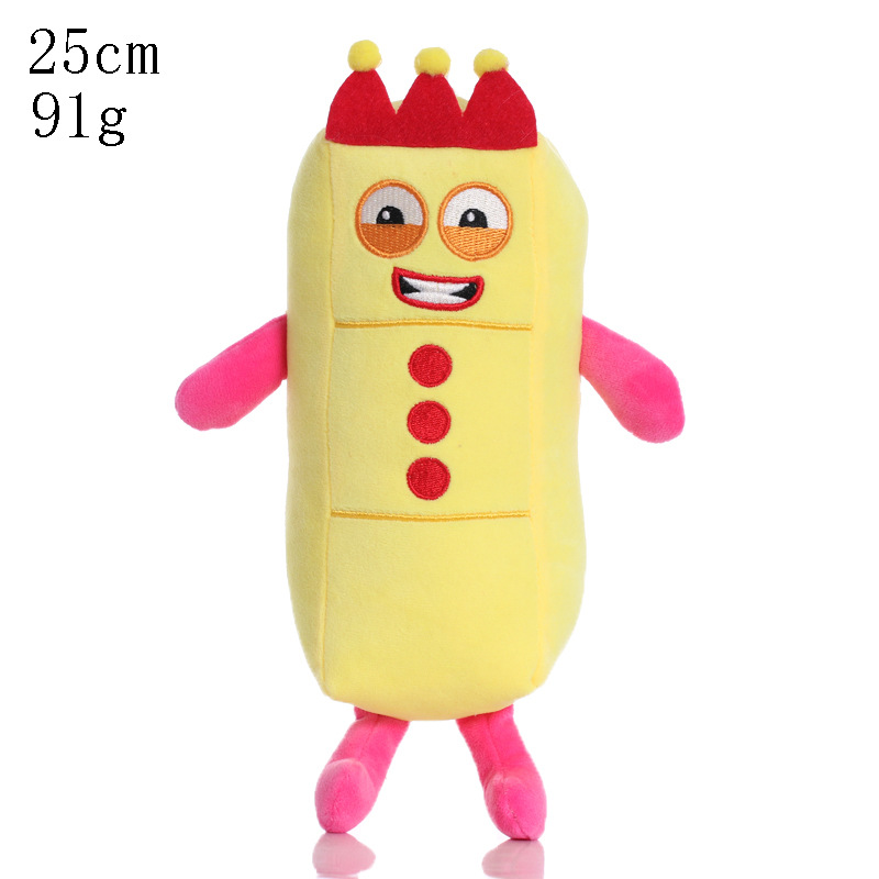 Number Three Plush Digital Stuffed Toys Party Supplies for Boys Girls