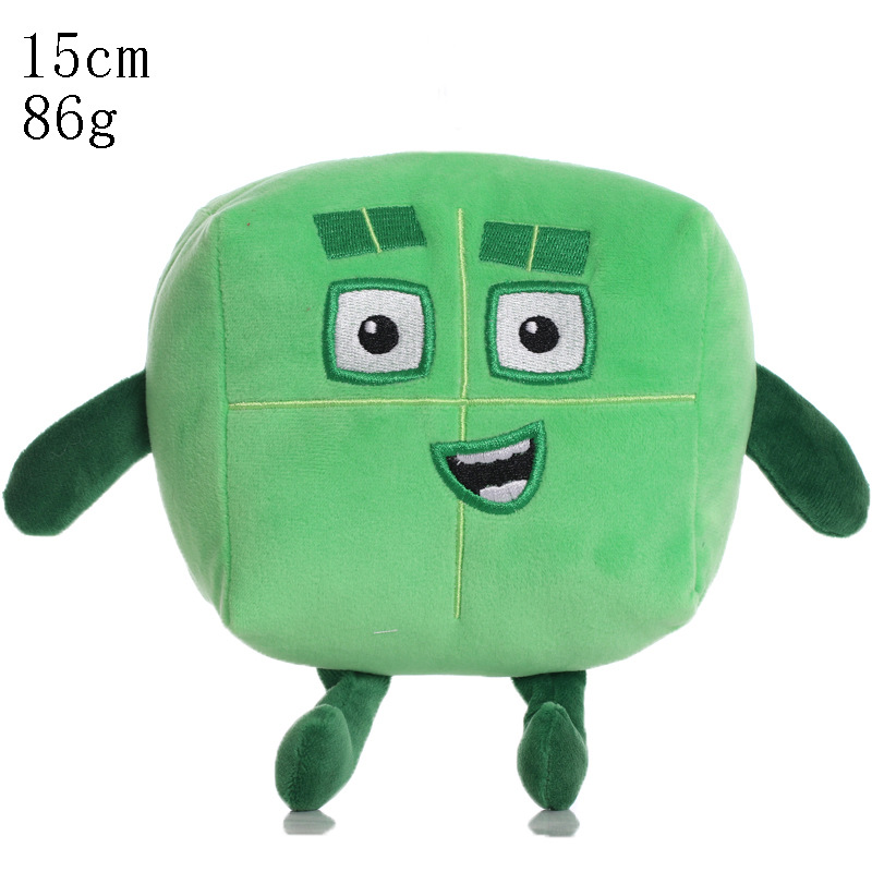 Number Four Plush Digital Stuffed Toys Party Supplies for Girls Boys