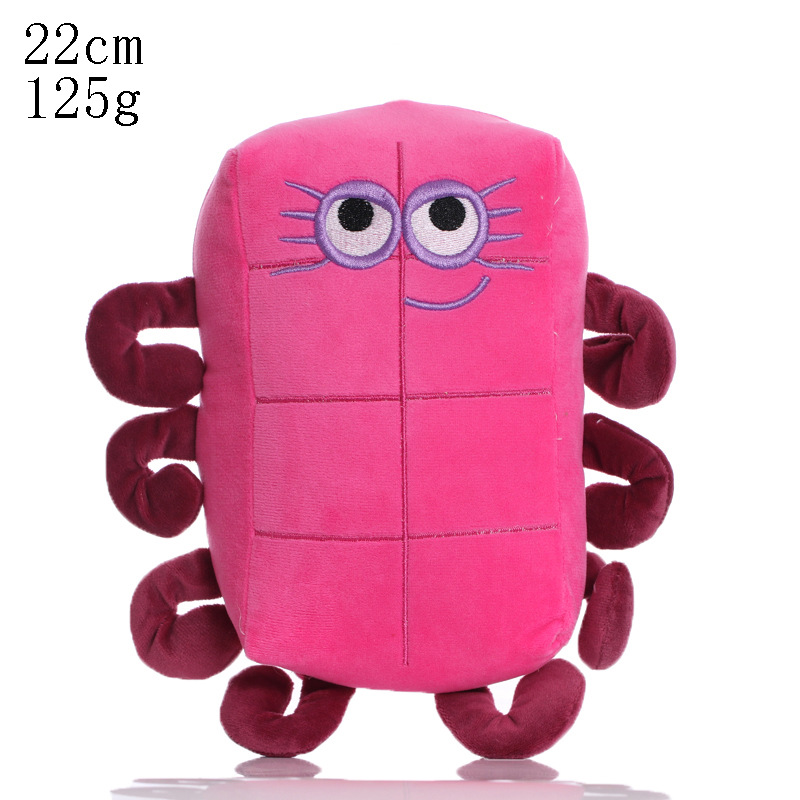 Number Eight Plush Digital Stuffed Toys Party Supplies for Girls Boys