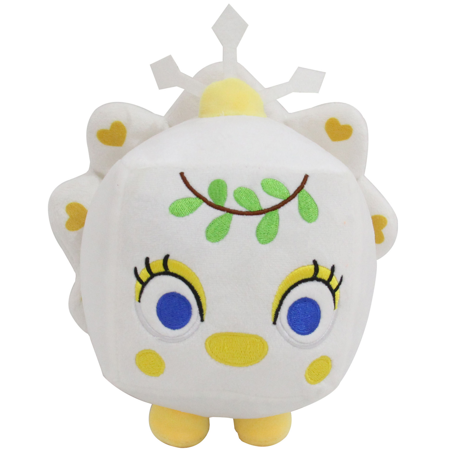 White Peacock Stuffed Animal Cute Kawaii Soft Toy for Kids and Fans