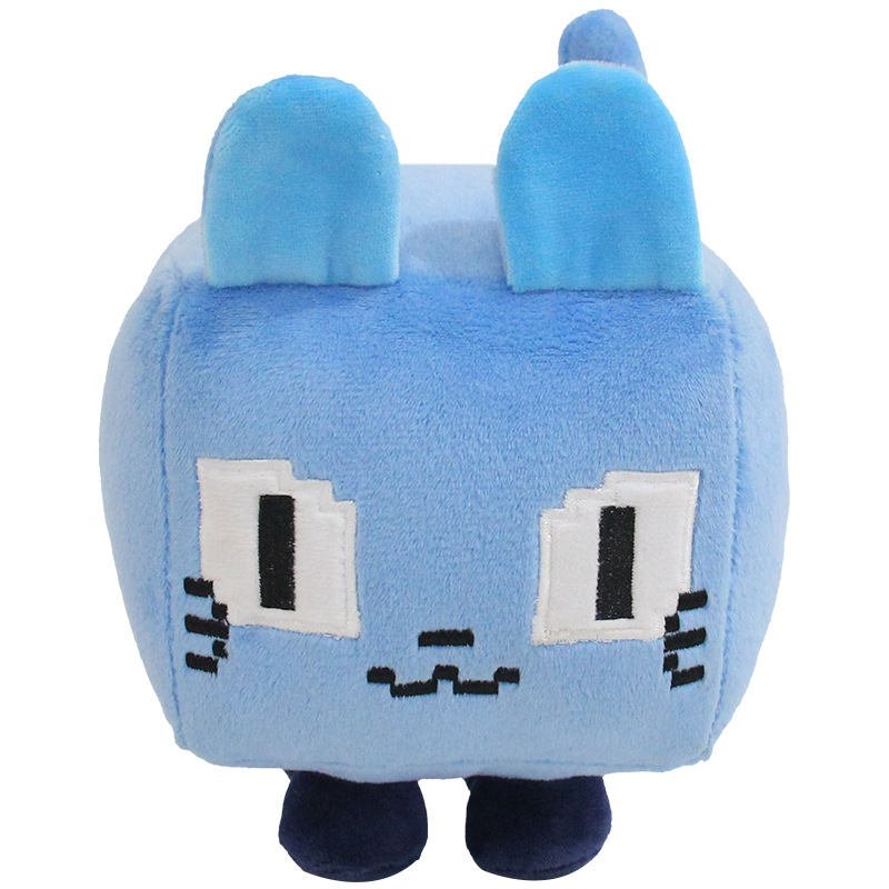 Blue Cat Stuffed Animal Cute Kawaii Soft Toy for Kids and Fans