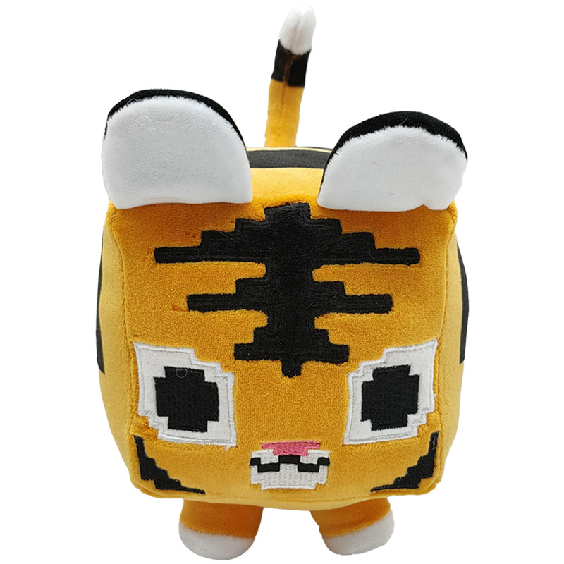Yellow Tiger Stuffed Animal Cute Kawaii Soft Toy for Kids and Fans