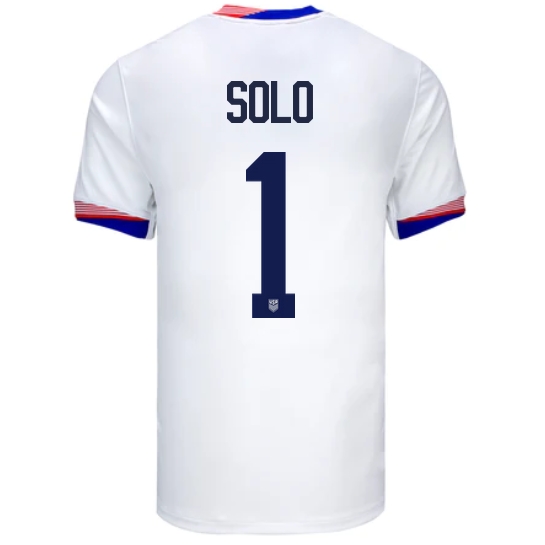 USA Hope Solo 2024 Home Men's Stadium Soccer Jersey - Click Image to Close