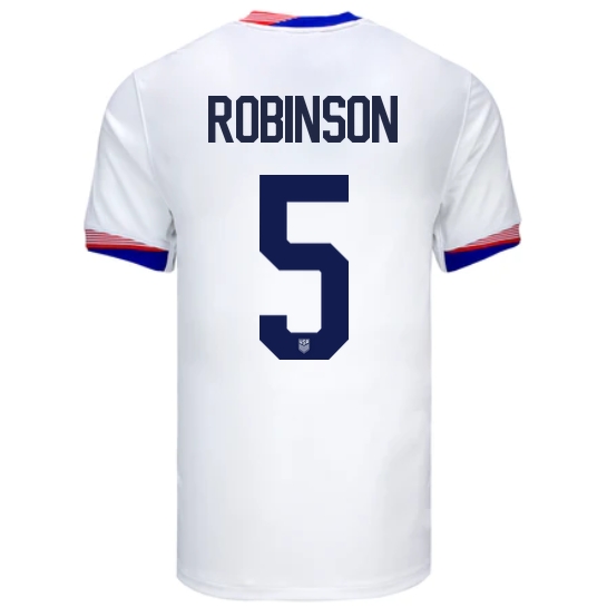 USA Antonee Robinson 2024 Home Men's Stadium Soccer Jersey - Click Image to Close