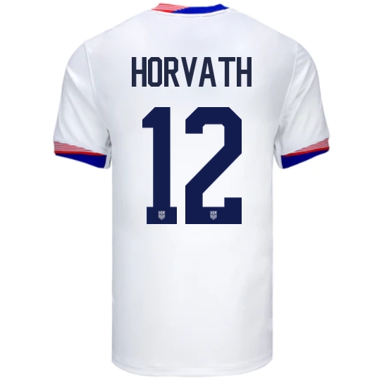 USA Ethan Horvath 2024 Home Men's Stadium Soccer Jersey - Click Image to Close