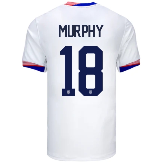 USA Casey Murphy 2024 Home Men's Stadium Soccer Jersey