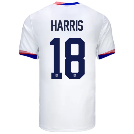 USA Ashlyn Harris 2024 Home Men's Stadium Soccer Jersey