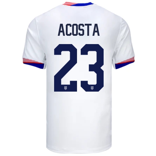 USA Kellyn Acosta 2024 Home Men's Stadium Soccer Jersey