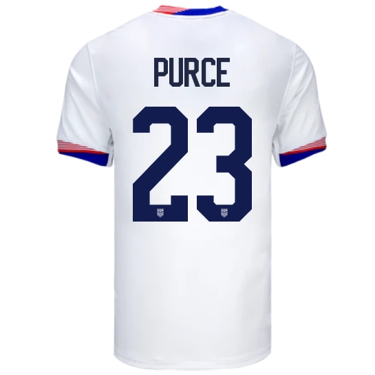 USA Margaret Purce 2024 Home Men's Stadium Soccer Jersey