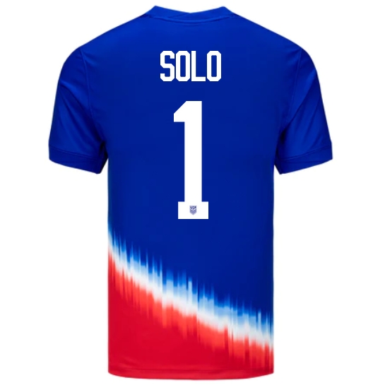 USA Hope Solo 2024 Away Men's Stadium Soccer Jersey - Click Image to Close