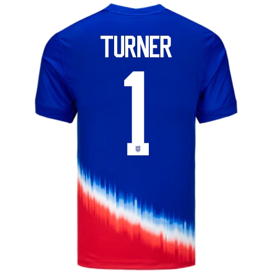 USA Matt Turner 2024 Away Men's Stadium Soccer Jersey - Click Image to Close
