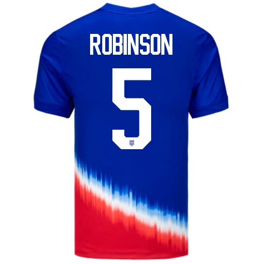USA Antonee Robinson 2024 Away Men's Stadium Soccer Jersey