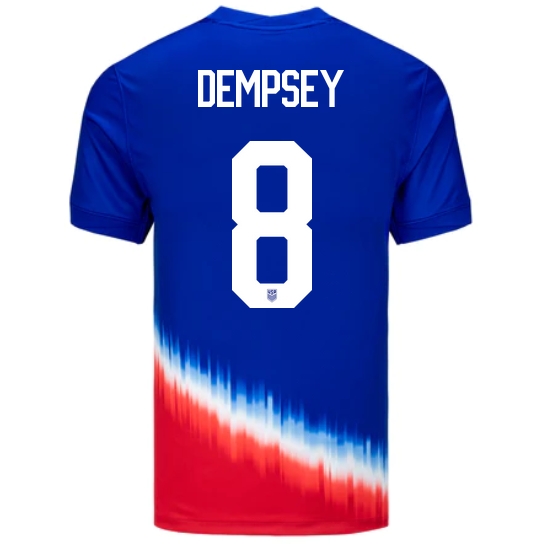 USA Clint Dempsey 2024 Away Men's Stadium Soccer Jersey - Click Image to Close