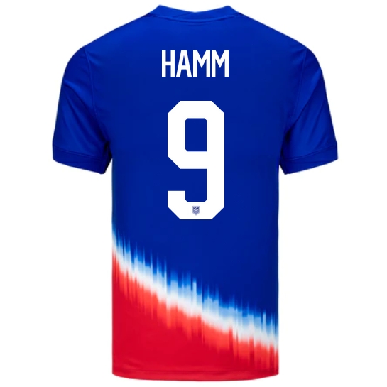 USA Mia Hamm 2024 Away Men's Stadium Soccer Jersey - Click Image to Close