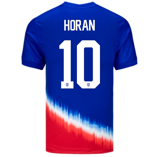 USA Lindsey Horan 2024 Away Men's Stadium Soccer Jersey
