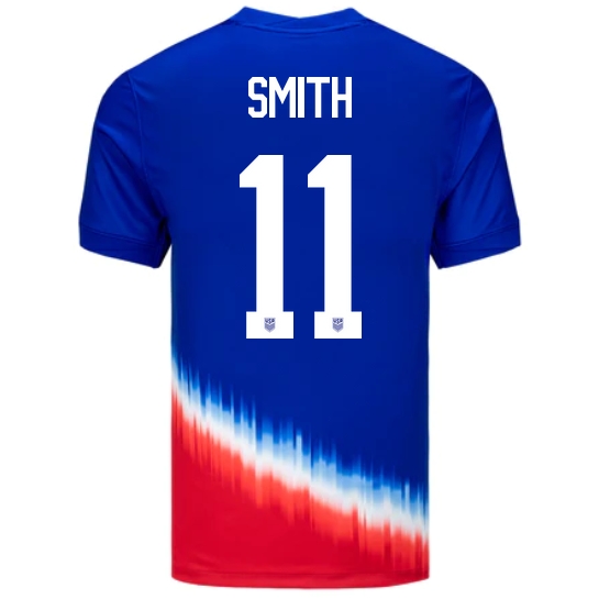 USA Sophia Smith 2024 Away Men's Stadium Soccer Jersey - Click Image to Close