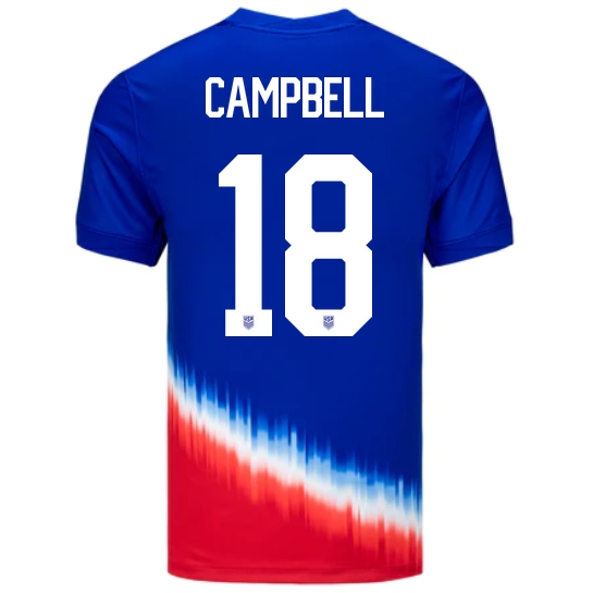 USA Jane Campbell 2024 Away Men's Stadium Soccer Jersey