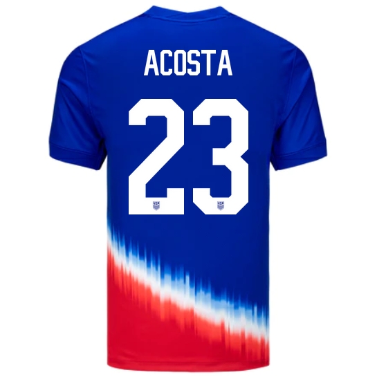 USA Kellyn Acosta 2024 Away Men's Stadium Soccer Jersey - Click Image to Close