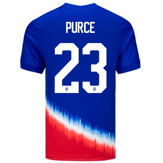 USA Margaret Purce 2024 Away Men's Stadium Soccer Jersey